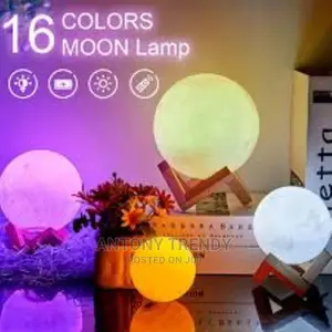 3D Moon Lamp Quran Speaker Galaxy Night Lights Quran 16 Colo