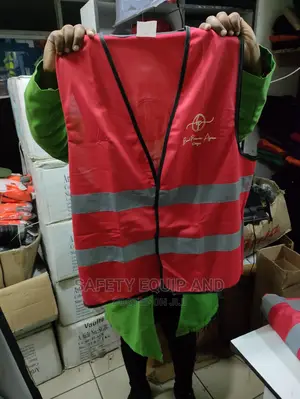 Red Reflective Vests And Jackets