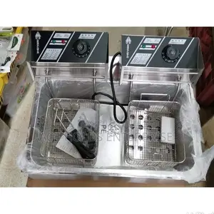 Energy Saving 12 Litres Double Electric Deep Fryer 6l+6l