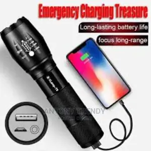 ADVANCED DESIGN: XML T6 Ultra Bright LED Flashlight With Adj