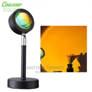 Amazing Sunset Projection Light Rainbow Projection Lamp Bedr