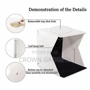 16 Inch, 40 X 40 X 40cm 70 LED Foldable Portable