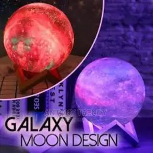 Very Smart 3D Galaxy Moon Lamp