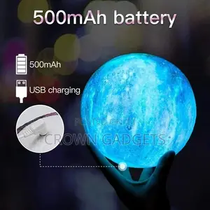 Your Brandy Stylish Glass 3D Moon Lamp Light