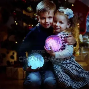 Your Brandy Stylish Glass 3D Moon Lamp Light