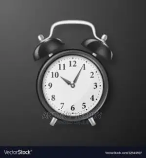 Vintage Alarm Clock on a Table Featuring Clock, Alarm,