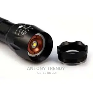 CREE T6 Flashlight With 5 Modes, Zoomable Waterproof Flashli