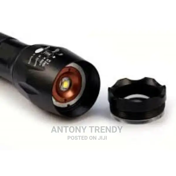 CREE T6 Flashlight With 5 Modes, Zoomable Waterproof Flashli