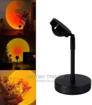 Upgrade Rainbow Sunset Projector Lamp Atmosphere Light Home