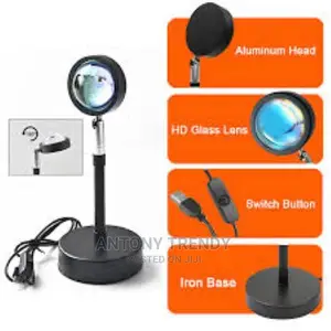 1 Pc Night Lights Sunset Projection Lamp LED Lights for Bedr