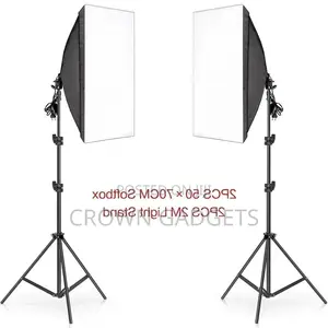 Photo Video Studio Lighting Kit 4-Socket E27 for Media
