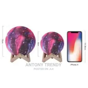 1 Pc Moon Lamp Kids Night Light Galaxy Lamp 5.9 Inch 16 Colo