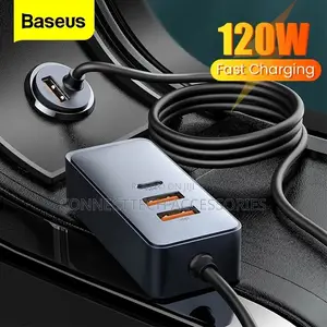 Baseus 120w Car Charger Fastcharger Type C