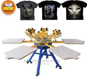 4colour 4stations Screen Printing Machine