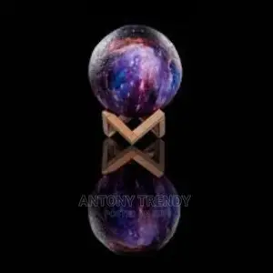 3D Galaxy Moon Lamp LED Touch Night Light Desk Nursery Night