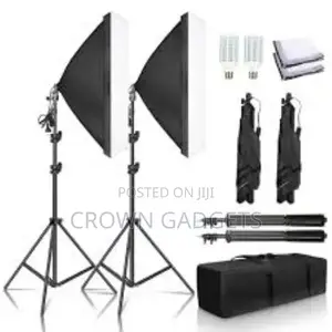 Photo Studio Lighting Softbox 50*70 Photography Kit +4 In1 E
