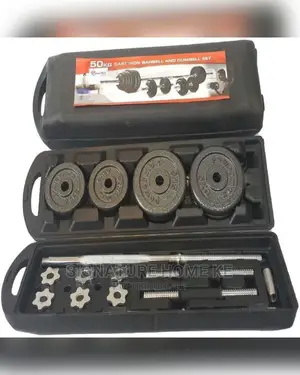 50kg Barbell and Dumbbell Set