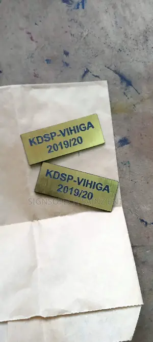 Asset Tagging Office Signs