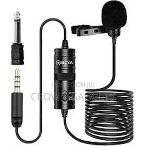 BOYA BY-M1DM Double Tete Lavalier Omnidirectionnel Condensat