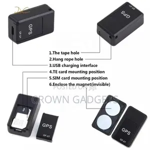 Mini Magnetic GPS Tracker With Microphone
