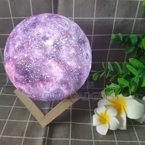 3D Touch LED Moon Night Light USB Charge Multicolor Changin