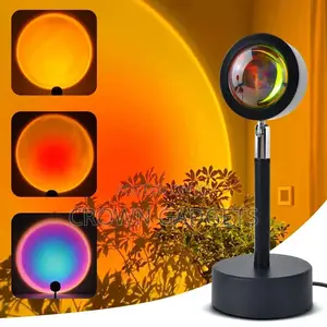 180 Degree Rotation Sunset Projection Lamp for Homes