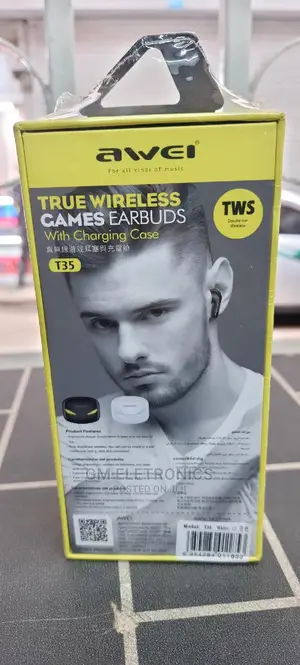 Awei Wireless Games Earbuds With Charging Case.