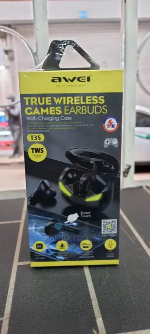 Awei Wireless Games Earbuds With Charging Case.