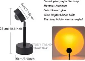 Sunset Projection Lamp, 180 Degree Rotation Rainbow Projecti