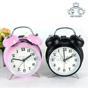 Loud Sound for Deep Sleepers] 4'' Twin Bell Alarm Clock