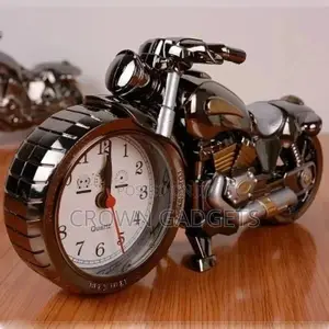 Generic Home-Motorcycle Motorbike Pattern Alarm Clock