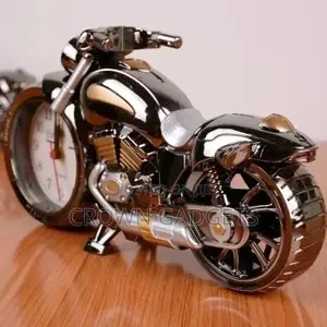 Creative Plastic Motorcycle Motor Bike Quartz Alarm Clock