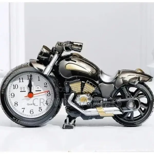 Motorcycle Alarm Clock Creative Desk Table Clock