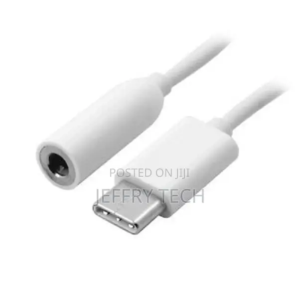USB-C 3.1 Type C to Aux Audio 3.5mm Charge Cable Adapter Hea
