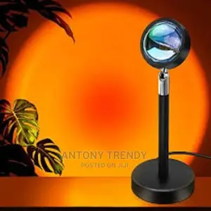 Gigacord Sunset Projection Lamp Night Light Projector, Sunse