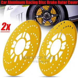 Car Aluminum Racing Disc Brake Rotor Covers 2pcs