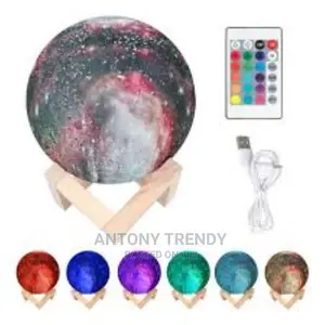 ,DTOETKD Galaxy Moon Night Light Lamp 2021 Upgraded 18 Color