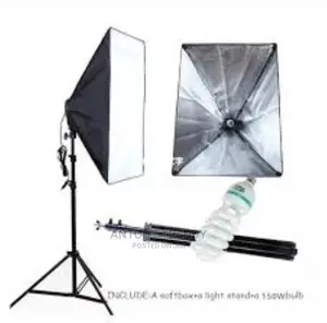 Inkeltech Softbox Lighting Kit - 50W E27 3000-6500k Dimmable