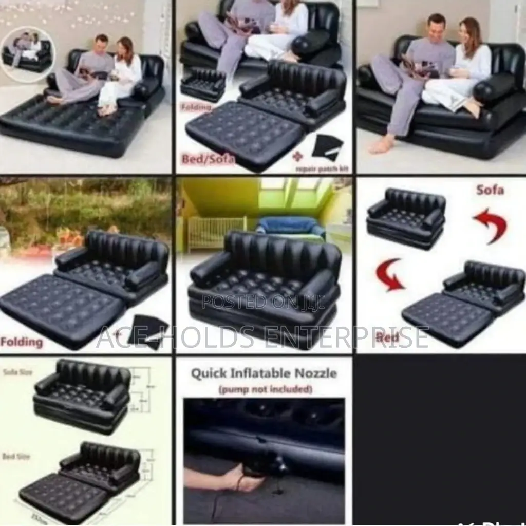 5 in 1 Inflatable Multifunction Sofa-Bed.