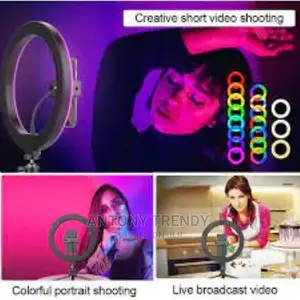 10-13 Inch RGB Ring Light Tripod LED Ring Light Selfie Ring
