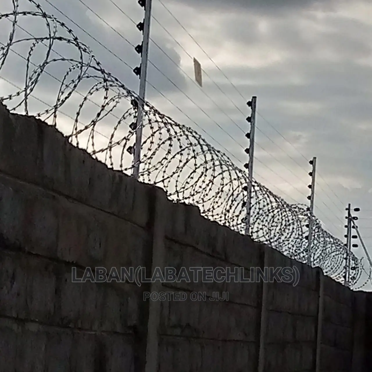 Electric Fence and Razor Installation