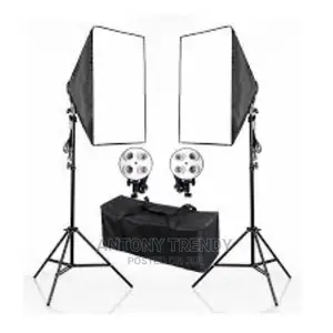 Softbox Photography Lighting Kit 2pcs 50W 3000-6500k, E27 B