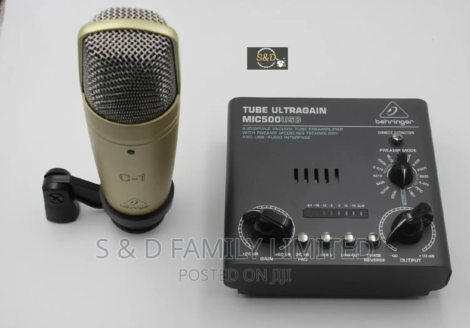 Behringer Voice Studio Recording Bundle