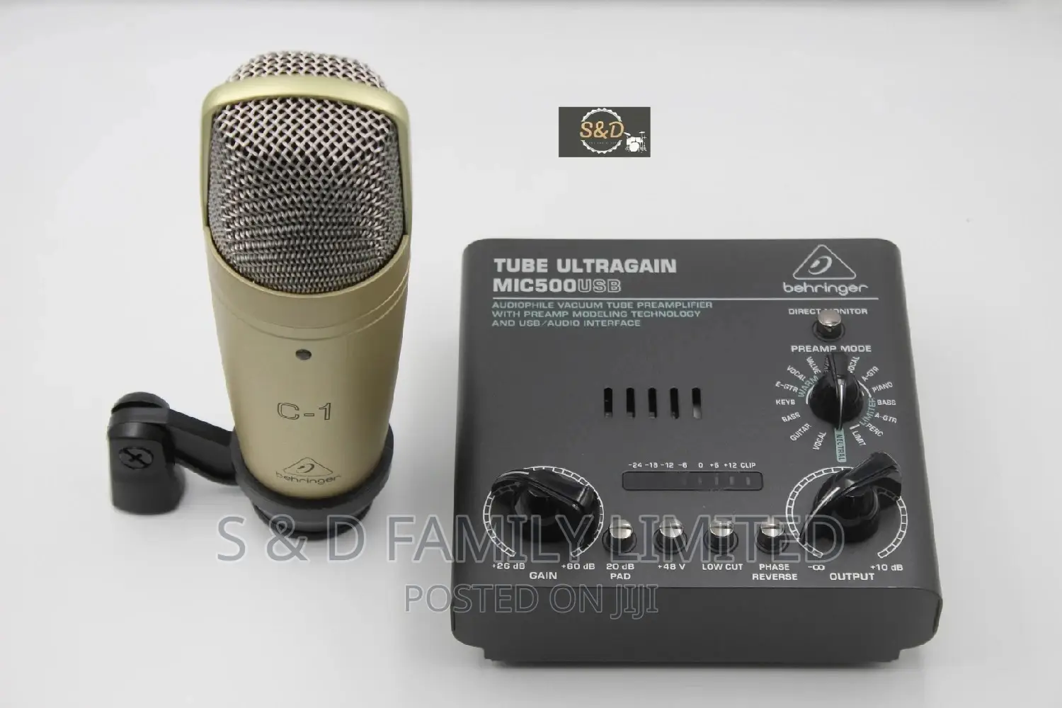 Behringer Voice Studio Recording Bundle