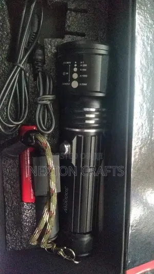 Power Style Rechargeable Flashlight Light Zoom