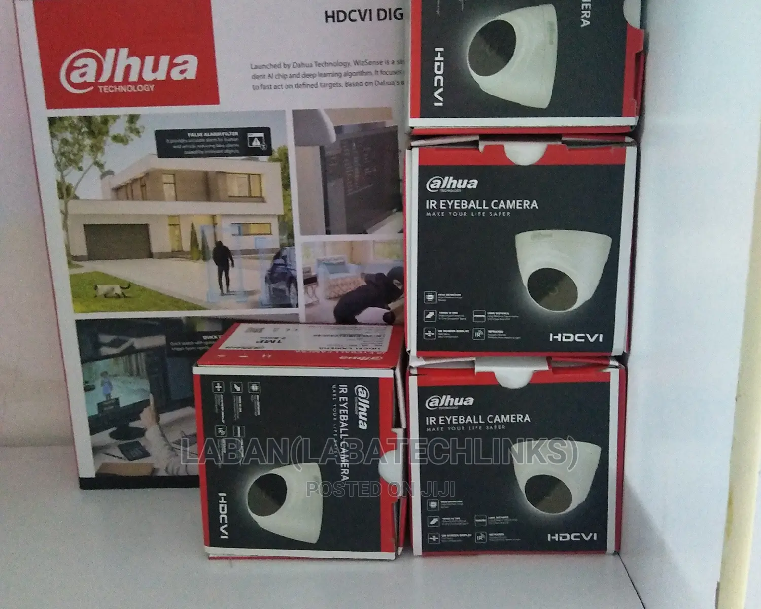 4 Cameras Full Kit and Full Installation