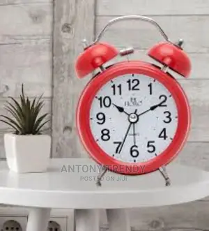 Colour Red S Vintage Alarm Clock