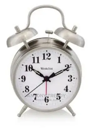 Silver Cute Alarm Clock for Heavy Sleepers,