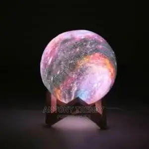3D Moon Light Lamp, 16 Colors 3D Galaxy Moon Lamp With Stan