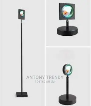 1 Pc Sunset Lamp,Projector Rainbow Light 180 Degree Rotation